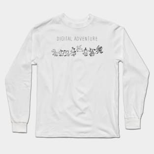 Digital walk Long Sleeve T-Shirt